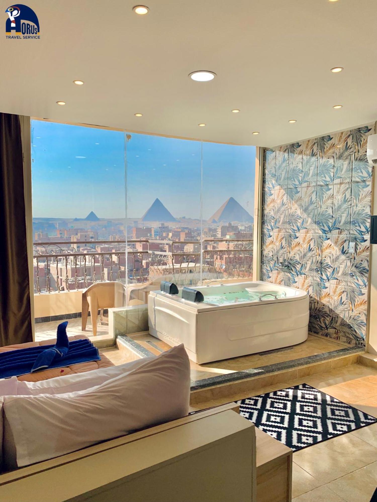 Horus Horizon Inn Pyramids View Kafret el-Gabal 외부 사진